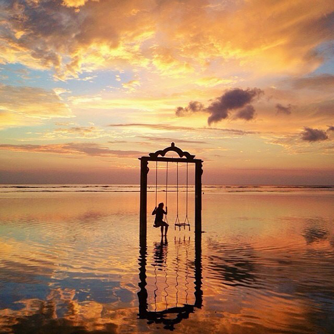 Senja di Gili Trawangan, Nusa Tenggara Barat