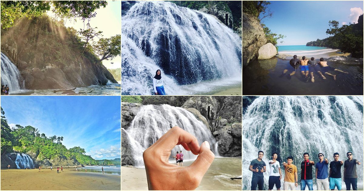 Air Terjun Dan Pantai Di Satu Tempat Hanya Ada Di Banyu Anjlok Malang!