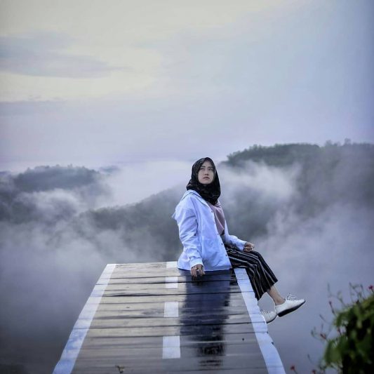 Tempat wisata di Jogja yang satu ini juga cukup fotogenik kok via @vembri_prima