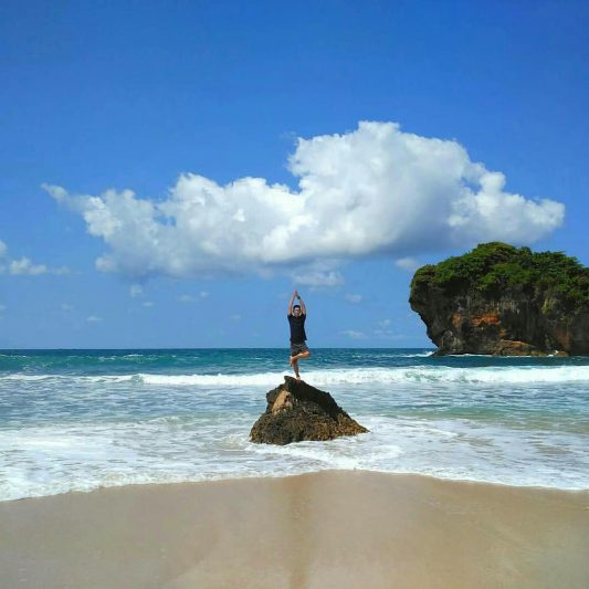 Harga Tiket Masuk Ke Pantai Jungwok! @pantai.jogja