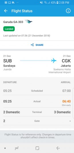 Di fitur terbaru Flight Status Traveloka ini informasinya sangat lengkap!