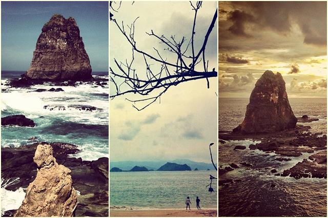 Pantai Tanjung papuma dengan panoramanya yang indah.
